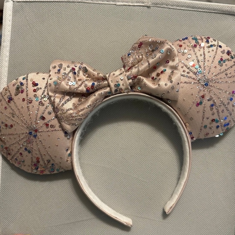 Sparkling Sequin Mickey Ears Headband – Handmade, Park-Ready (OS)